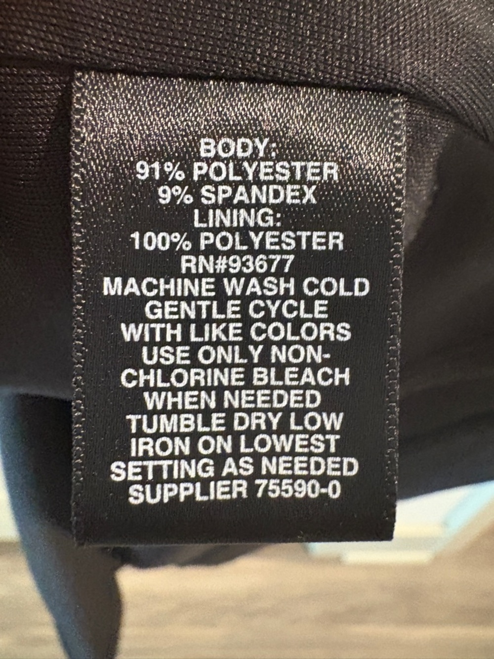 Bold Elements Black Lace-Up Dress Size Large | Sleek Career Chic Bodycon - Picture 13 of 13